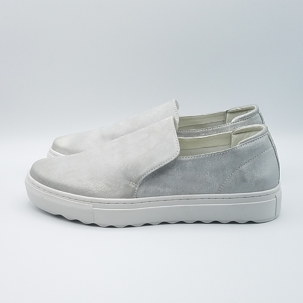 J/Slides Perrie Slip On Shoes  Silver Size 8.5 - Picture 6 of 14